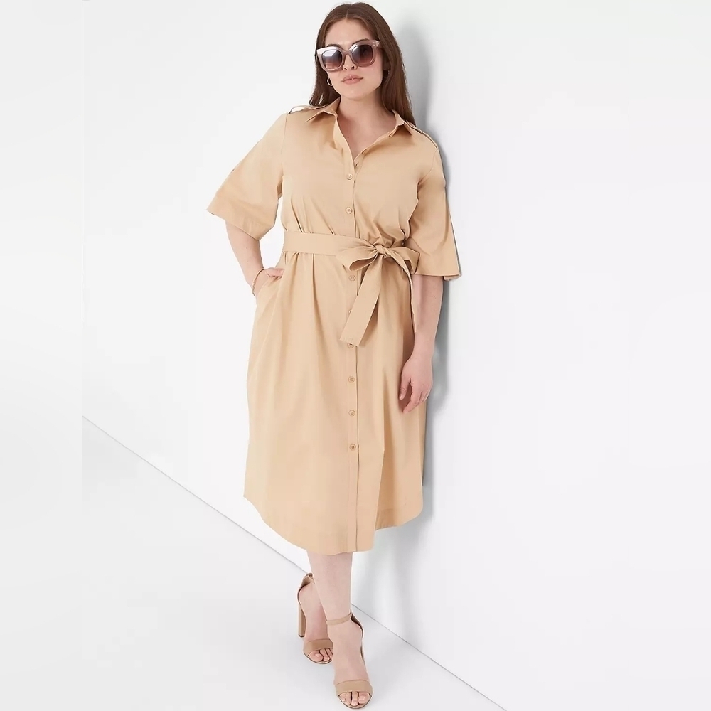 Collar Shirt Dress Size 16 Lane Bryant - Brand New